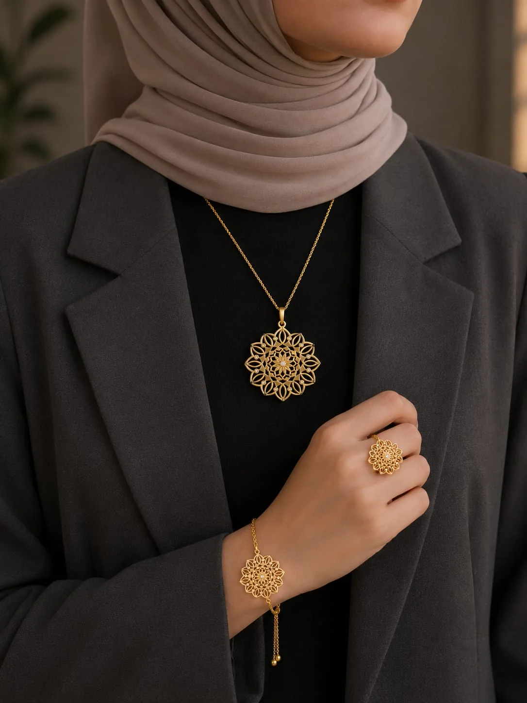Chic Harmony Set - Silver & Gold Plated - Image 2