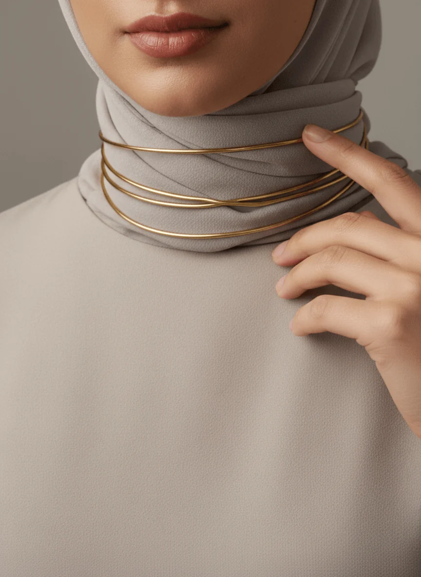 Choker Necklace - Pure Copper - Image 4