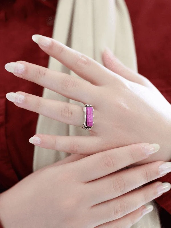 Cinder Ring Set - Silver Plated - Image 5