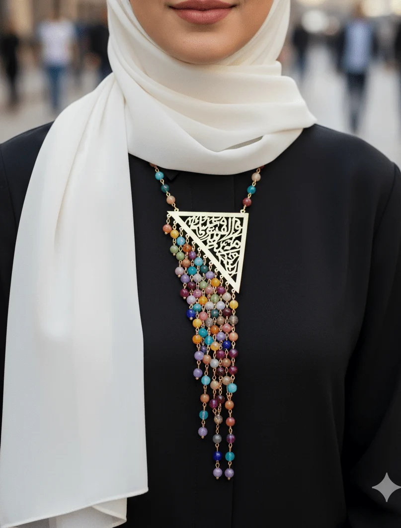 Colorful Necklace - Gold Plated