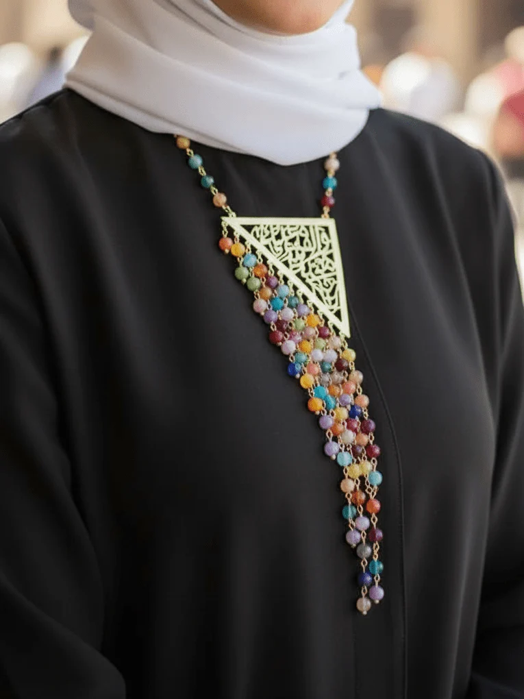Colorful Necklace - Gold Plated - Image 3