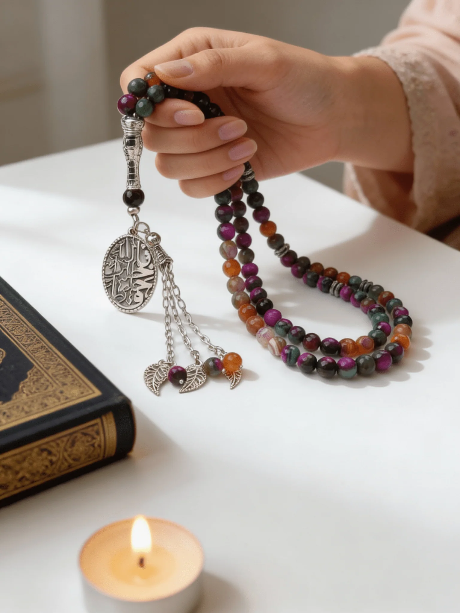 Colorful Rosary - Agate Stones