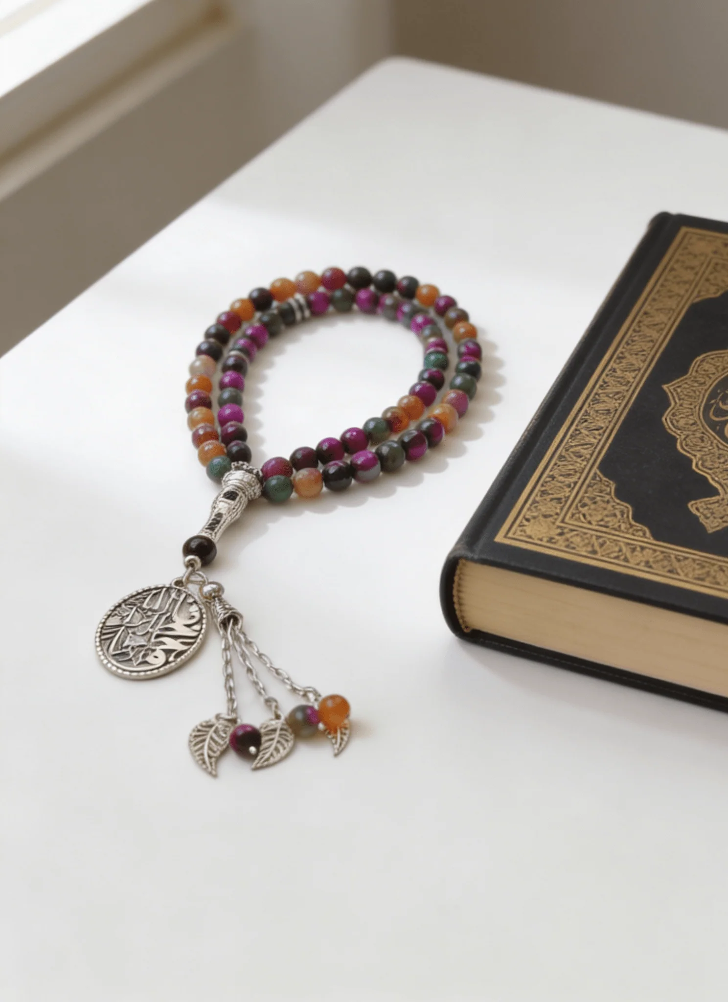 Colorful Rosary - Agate Stones - Image 2