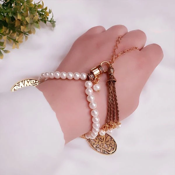 Pearl Bracelet and Rosary - Pure Copper - Image 2
