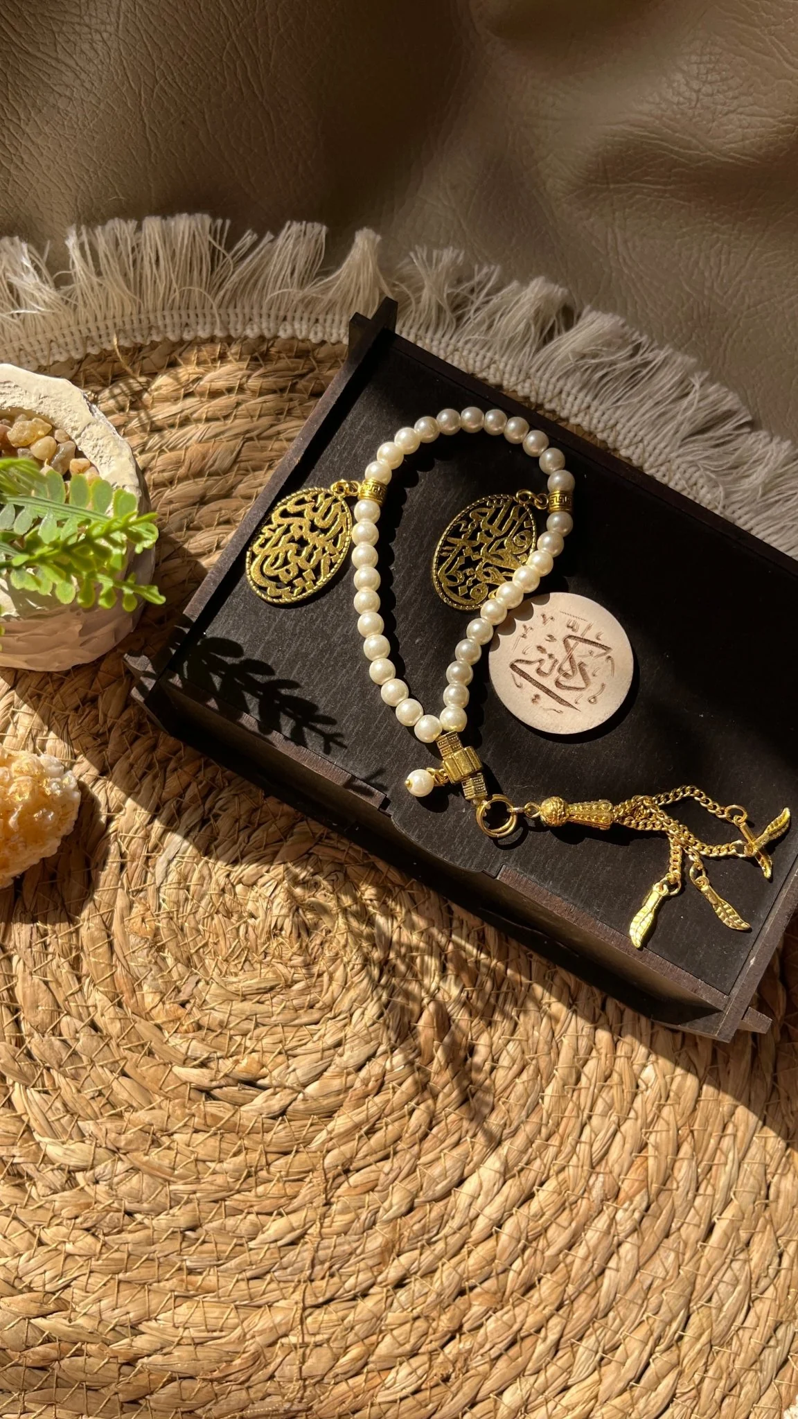 Pearl Bracelet and Rosary - Pure Copper - Image 6