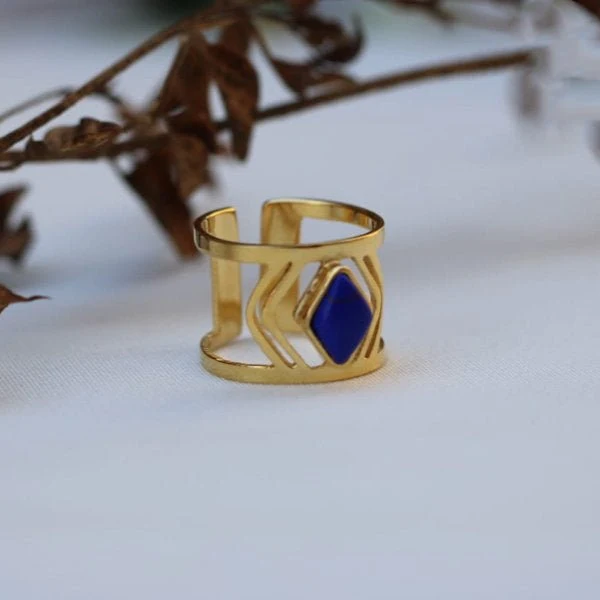 Azul Ring - Gold Plated - Image 2