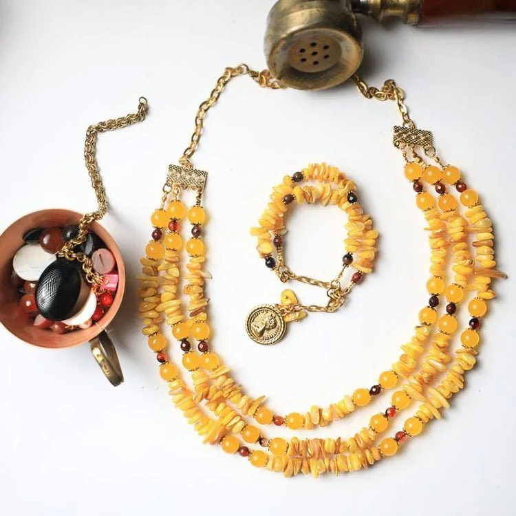 Gamila Seashell Set - Agate and Seashell - Image 2