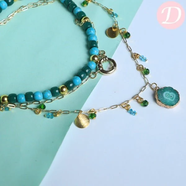 Al Fayrouz Necklace - Gold Plated - Image 2