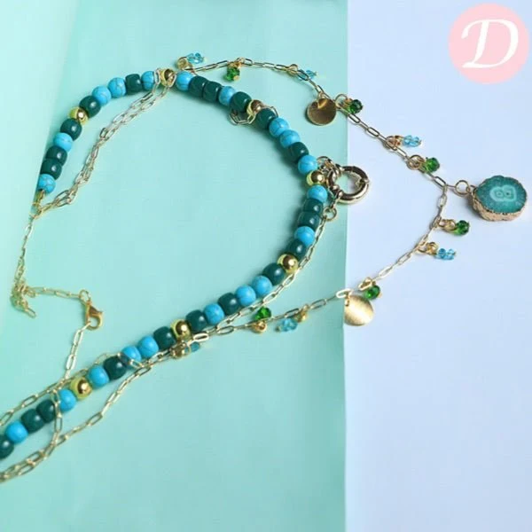 Al Fayrouz Necklace - Gold Plated - Image 3