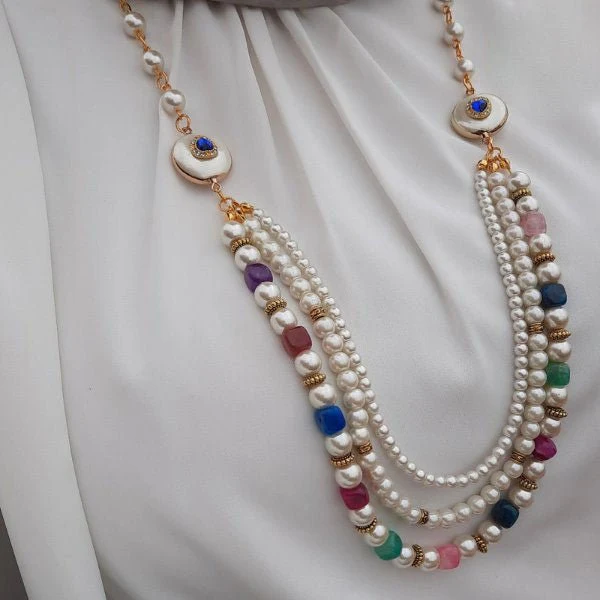 Colorful Pearl Set - Gold Plated - Image 3