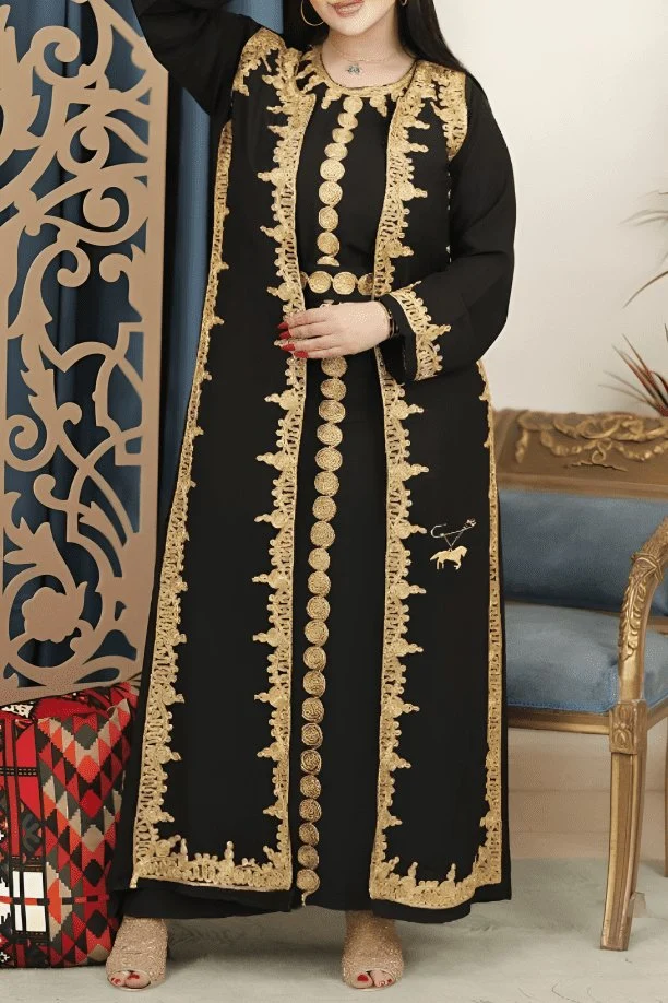 Hamsa Kaftan - Crepe - Image 5