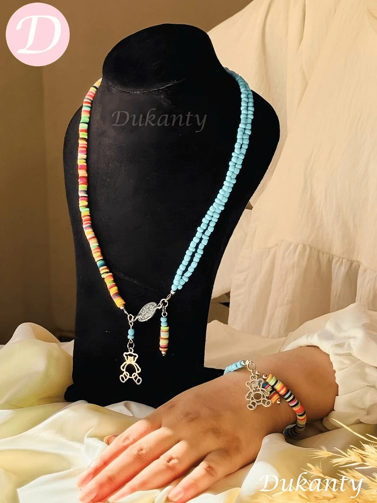 Dalida Set - Agate And Rubber Stones - Image 2