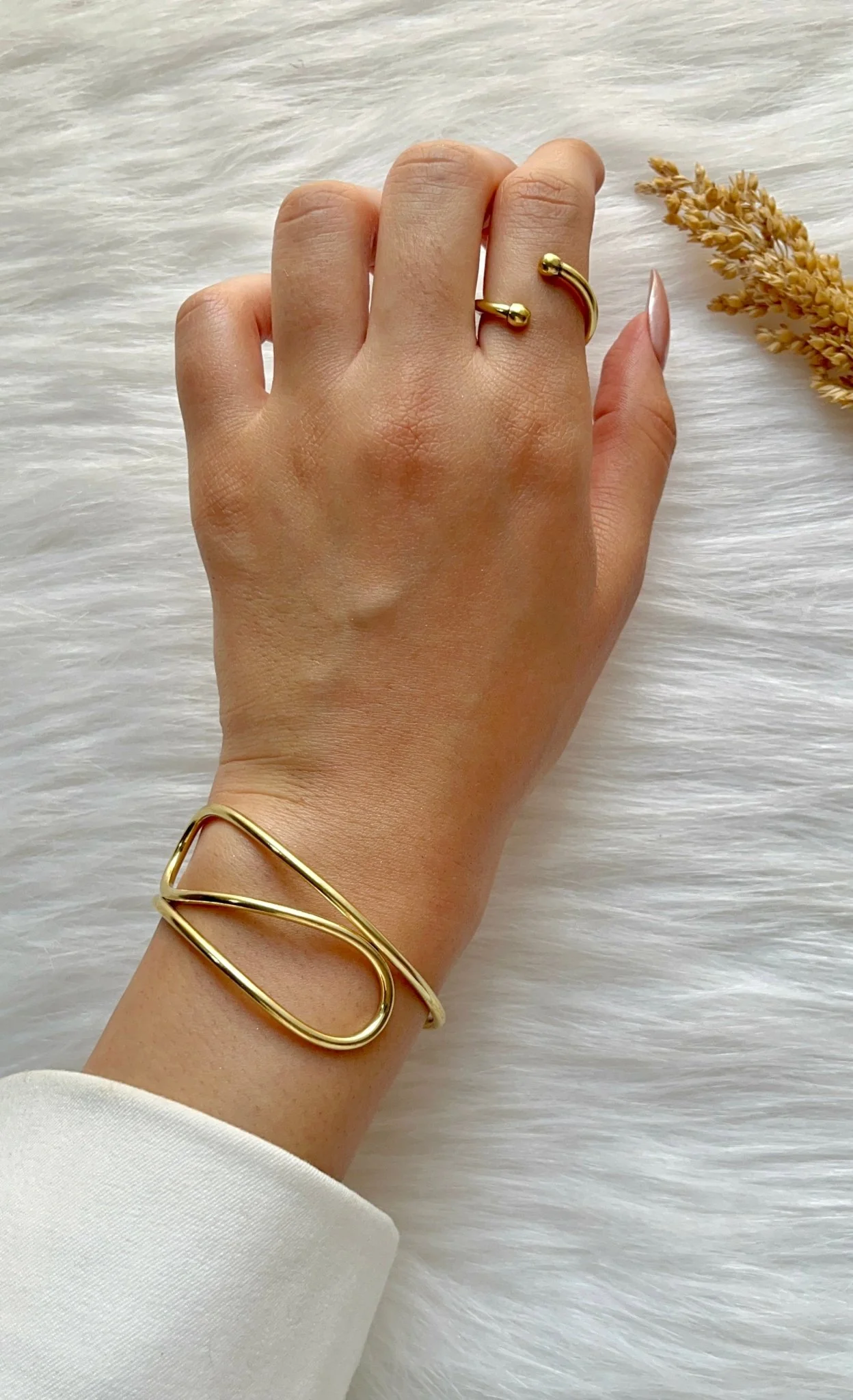Dania Set - Copper And Silver plated