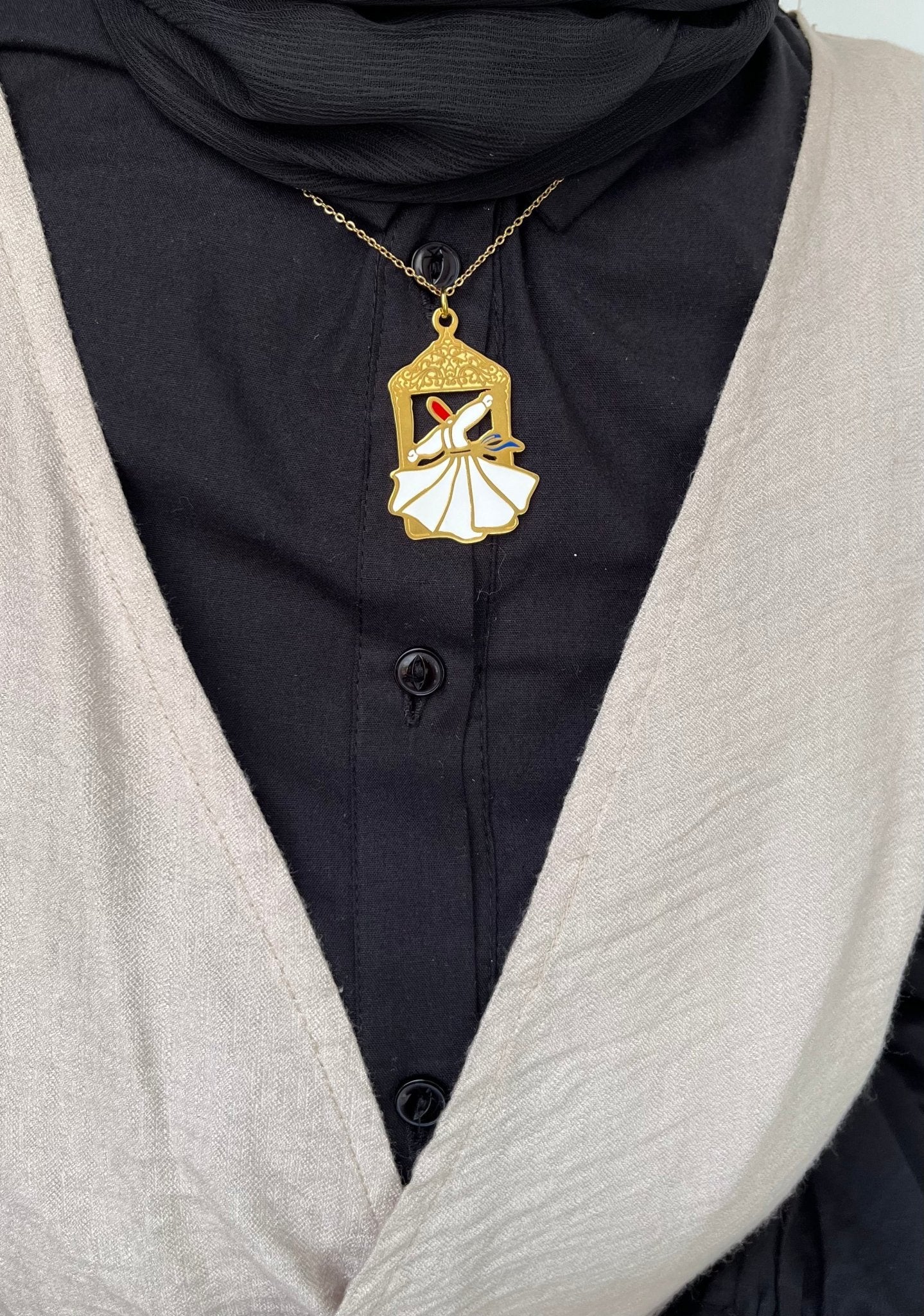 Darwish Necklace – Gold Plated - Image 3