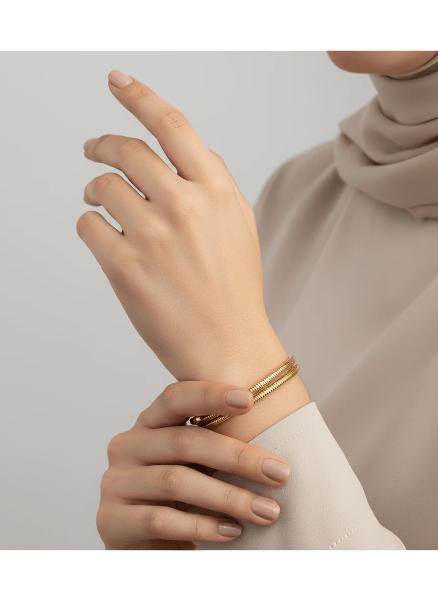 Delicate Bracelet - Stainless Gold Plated - Image 2