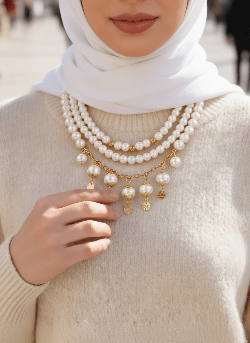 Delicate White Necklace - Mallorca Pearls - Image 2