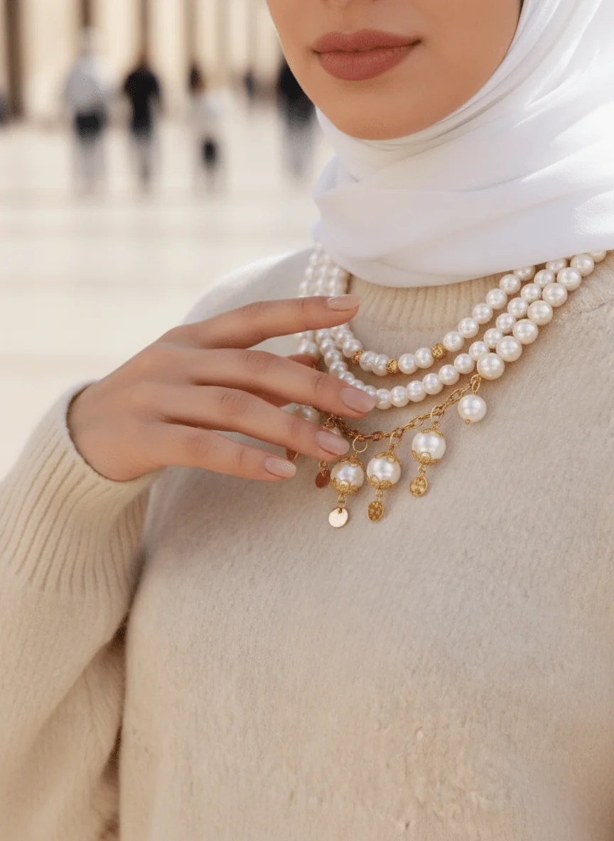 Delicate White Necklace - Mallorca Pearls - Image 3