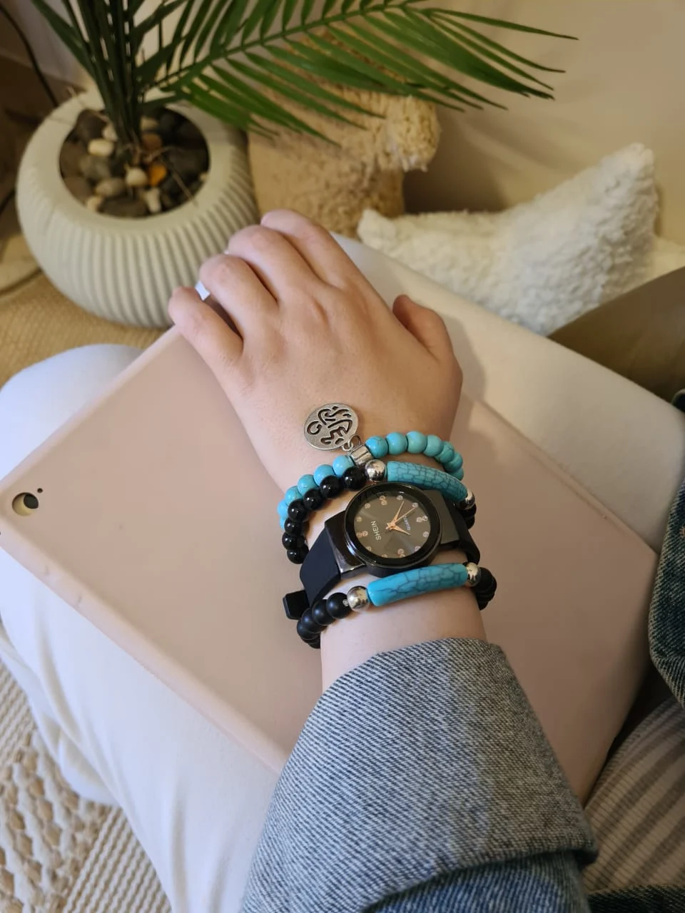 Dem Watch Set - Turquoise Acrylic - Image 2