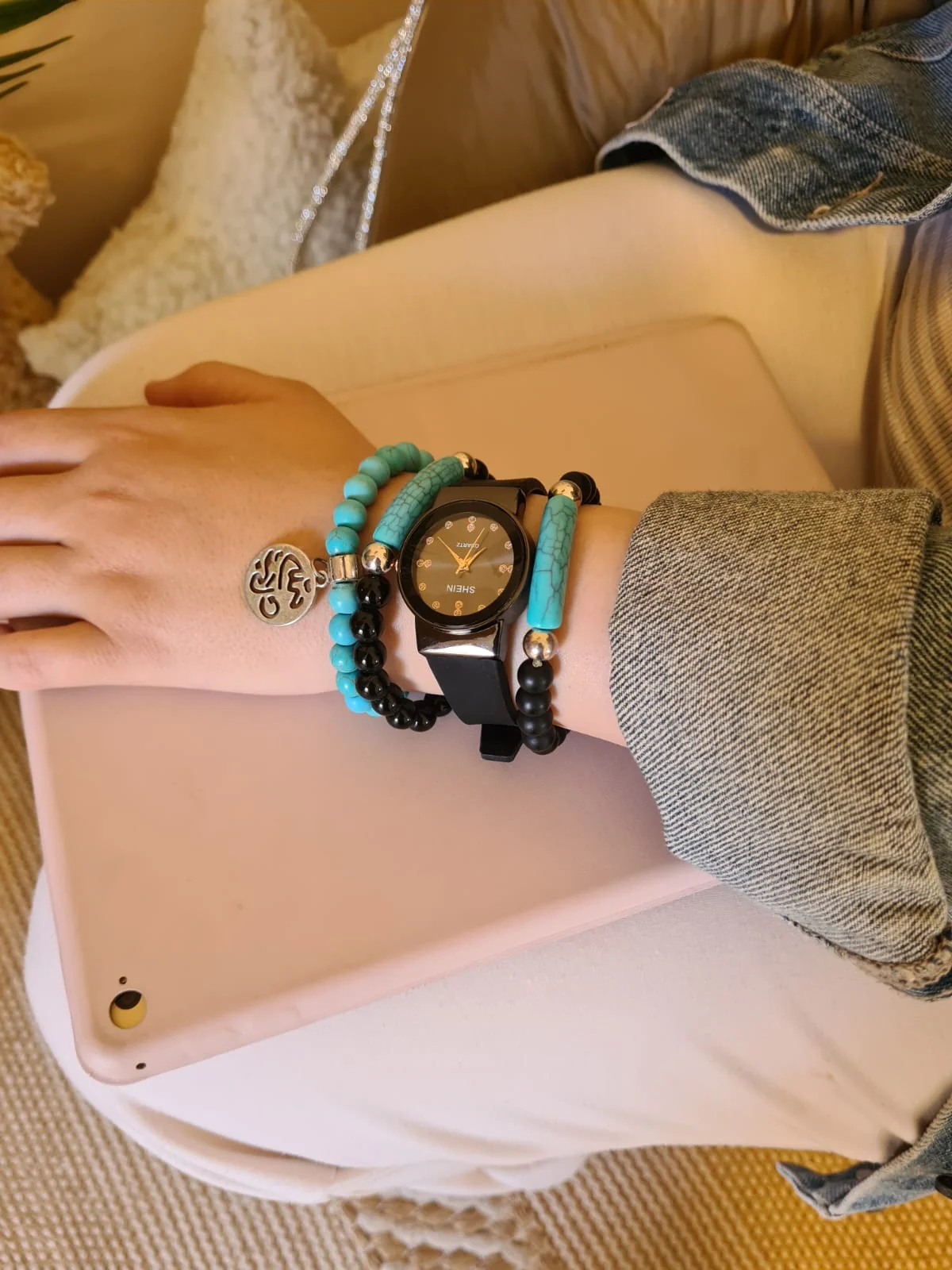 Dem Watch Set - Turquoise Acrylic - Image 3