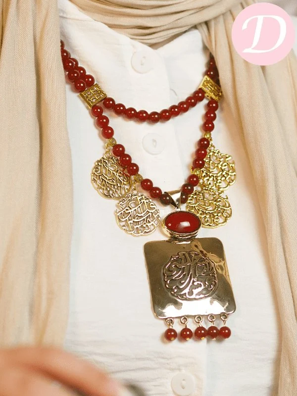 Dolores Necklace - Agate - Image 5