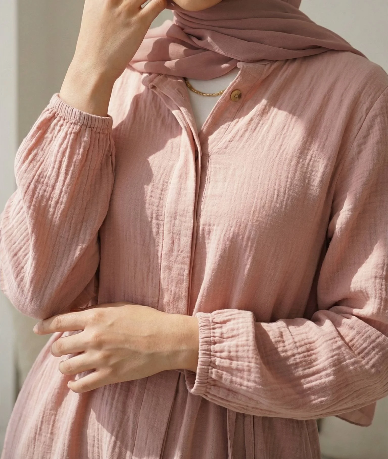 Effortless Chic Dress - Crinkle Linen - Image 5