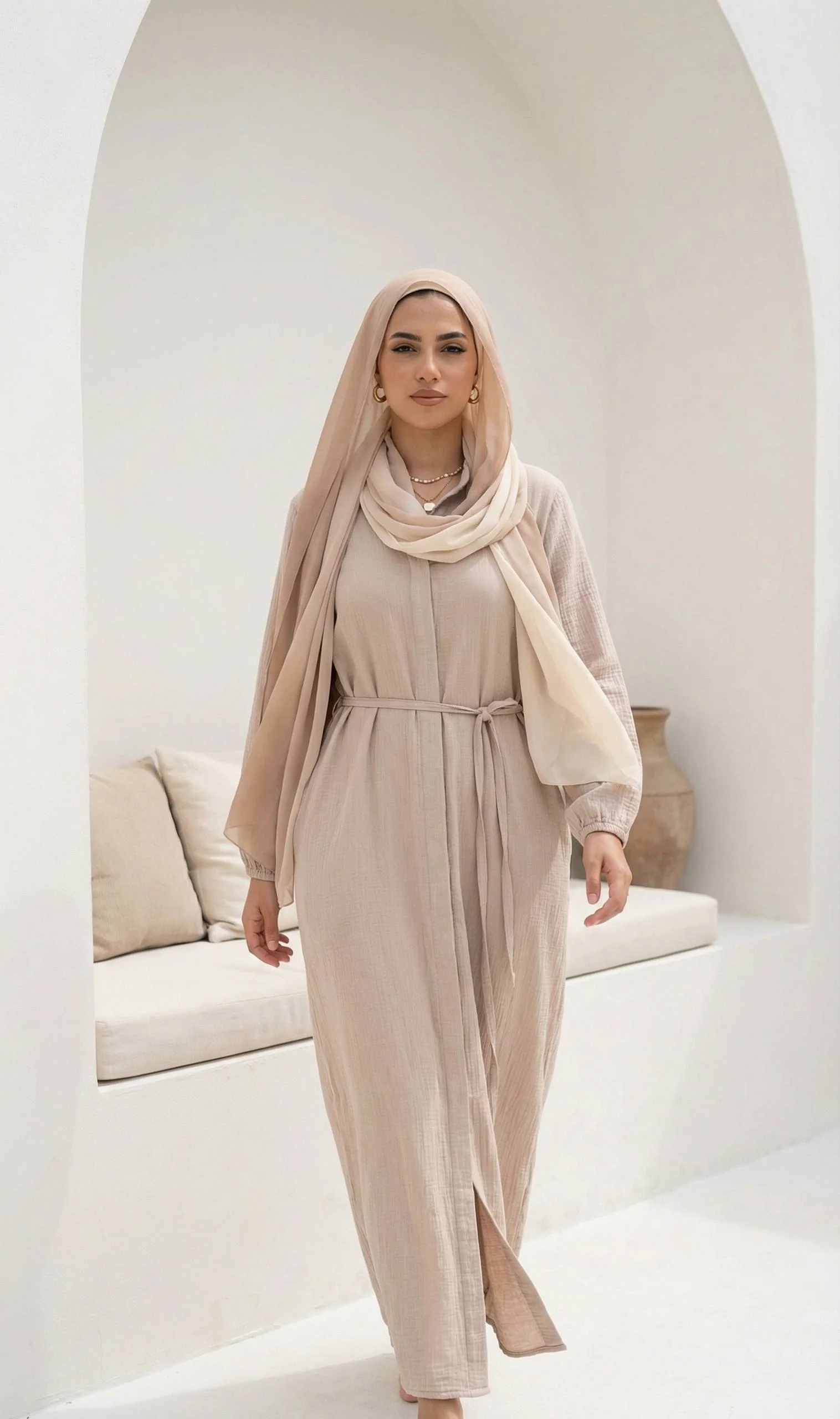Effortless Chic Dress - Crinkle Linen - Image 9