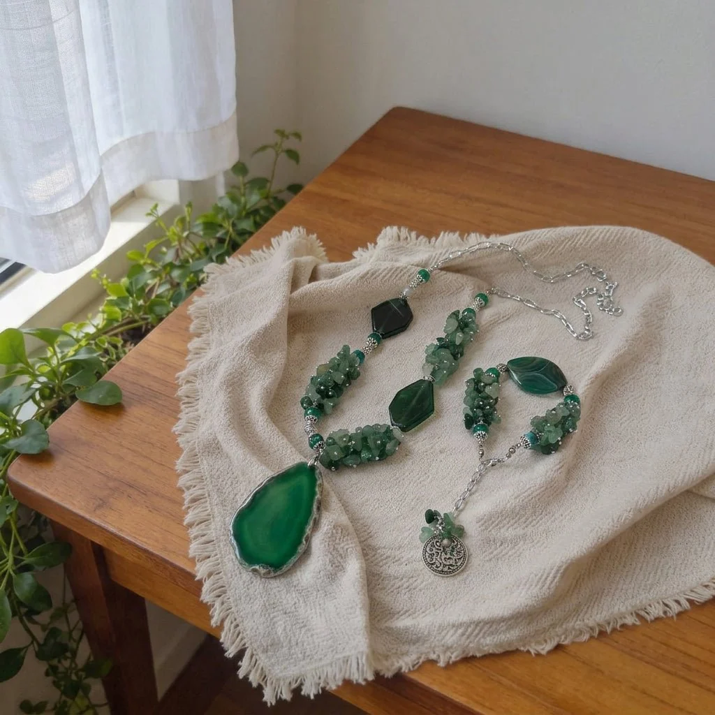 Emerald Queen Agate Set - Image 4