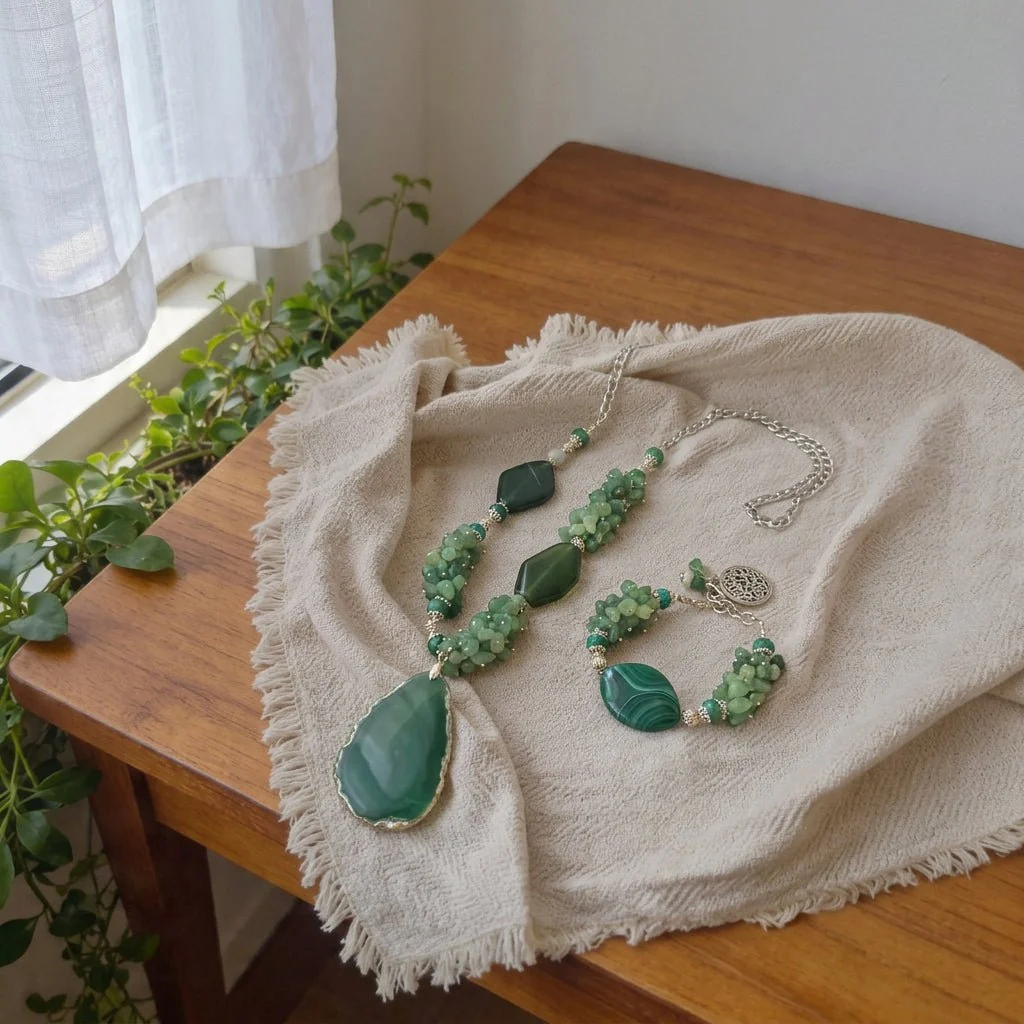 Emerald Queen Agate Set - Image 5