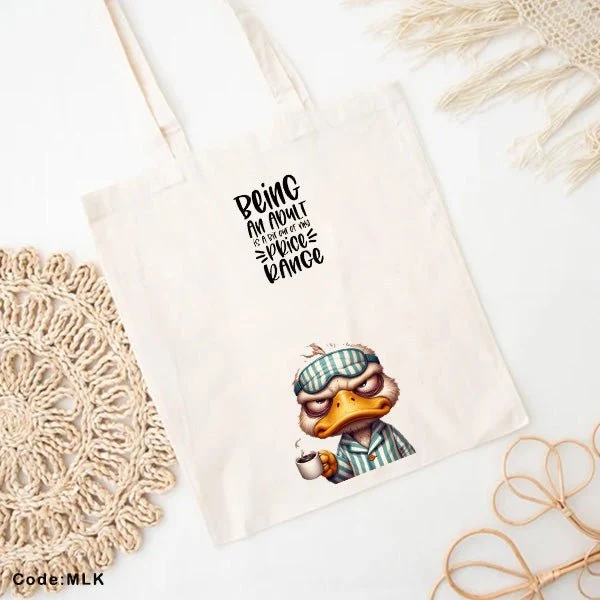 Duck Tote Bag - Linen