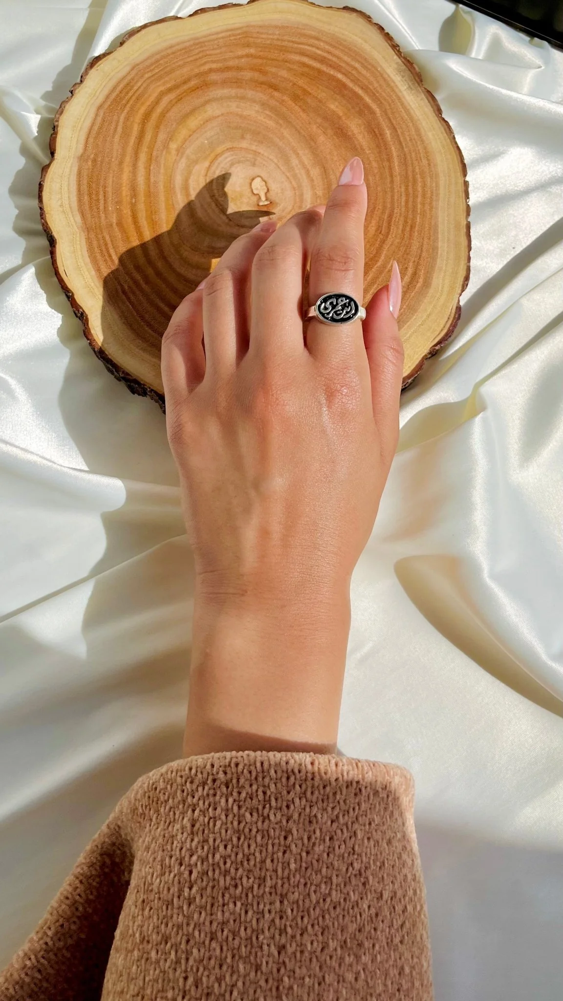 "Enta Omry" Ring - Silver Plated - Image 3
