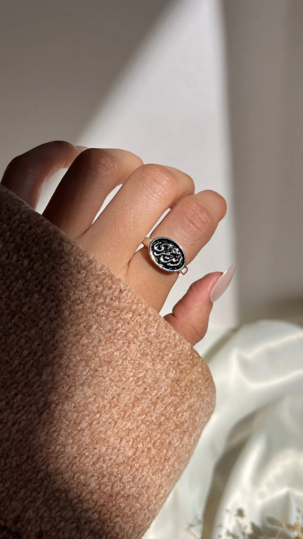 "Enta Omry" Ring - Silver Plated - Image 6