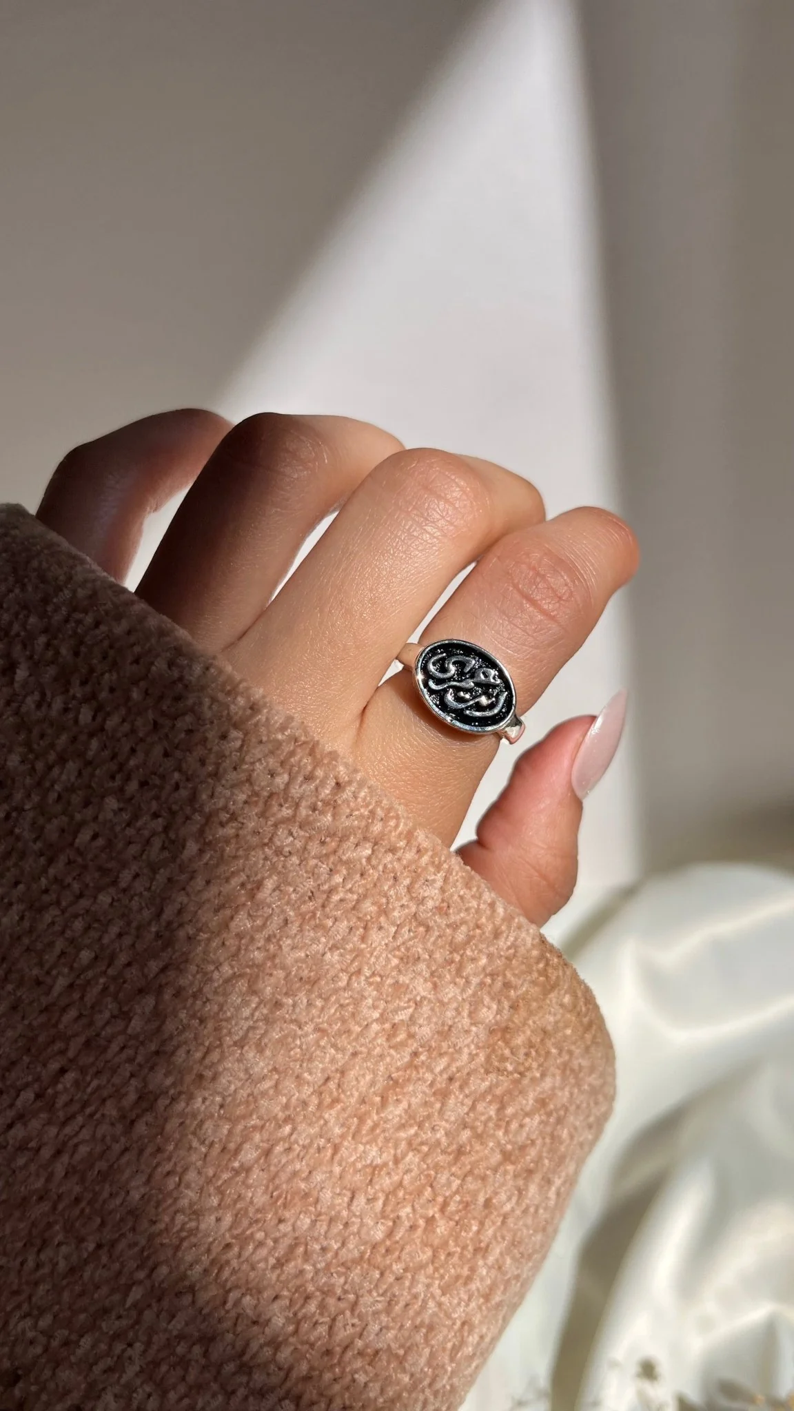 "Enta Omry" Ring - Silver Plated - Image 8