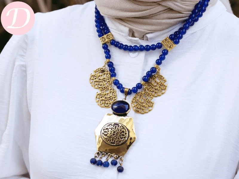 Eva Necklace - Agate - Image 3