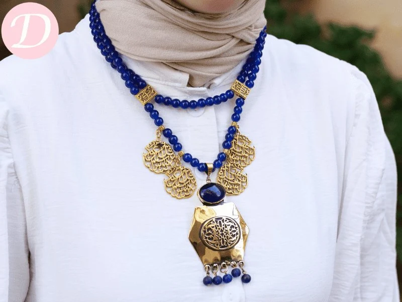 Eva Necklace - Agate - Image 4
