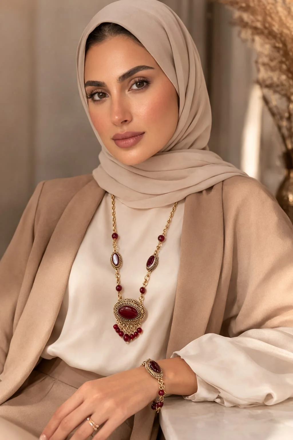 Fahria Necklace - Copper - Image 4