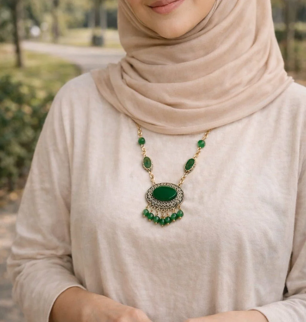 Fahria Necklace - Copper - Image 5