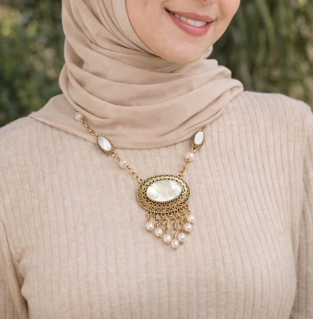 Fahria Necklace - Copper - Image 6