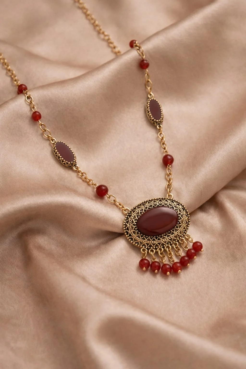 Fahria Necklace - Copper - Image 8