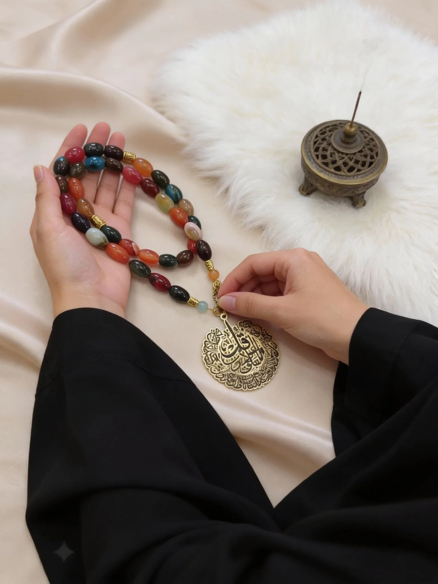 Fatma Rosary - Agate Stones - Image 2