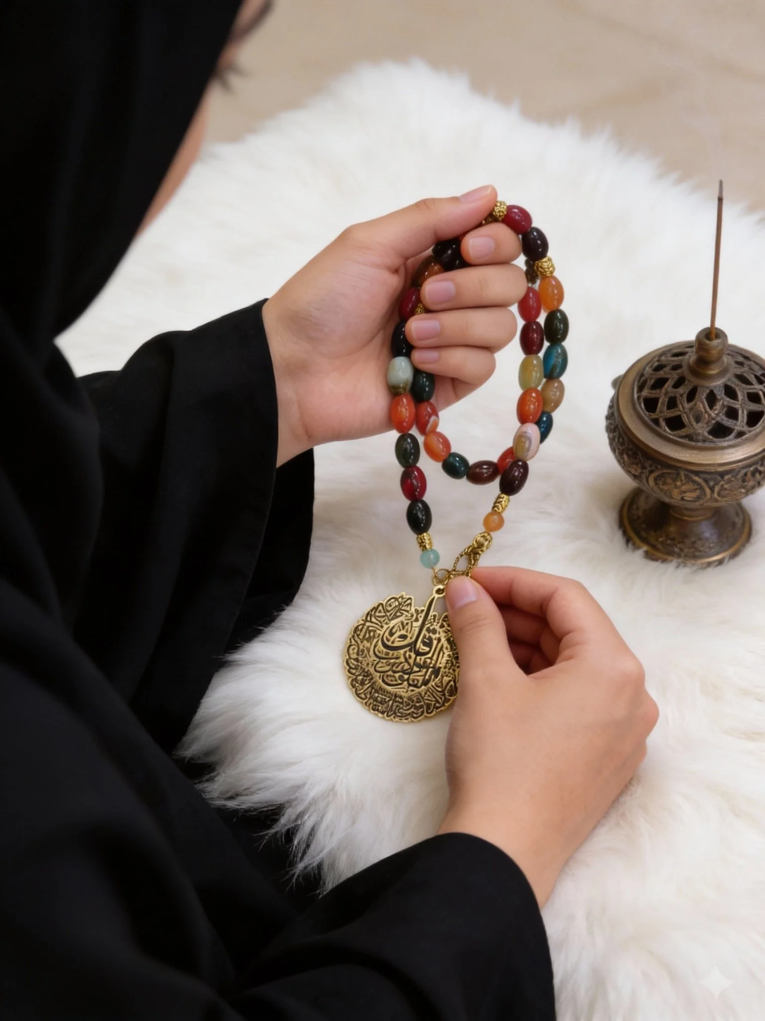 Fatma Rosary - Agate Stones - Image 3
