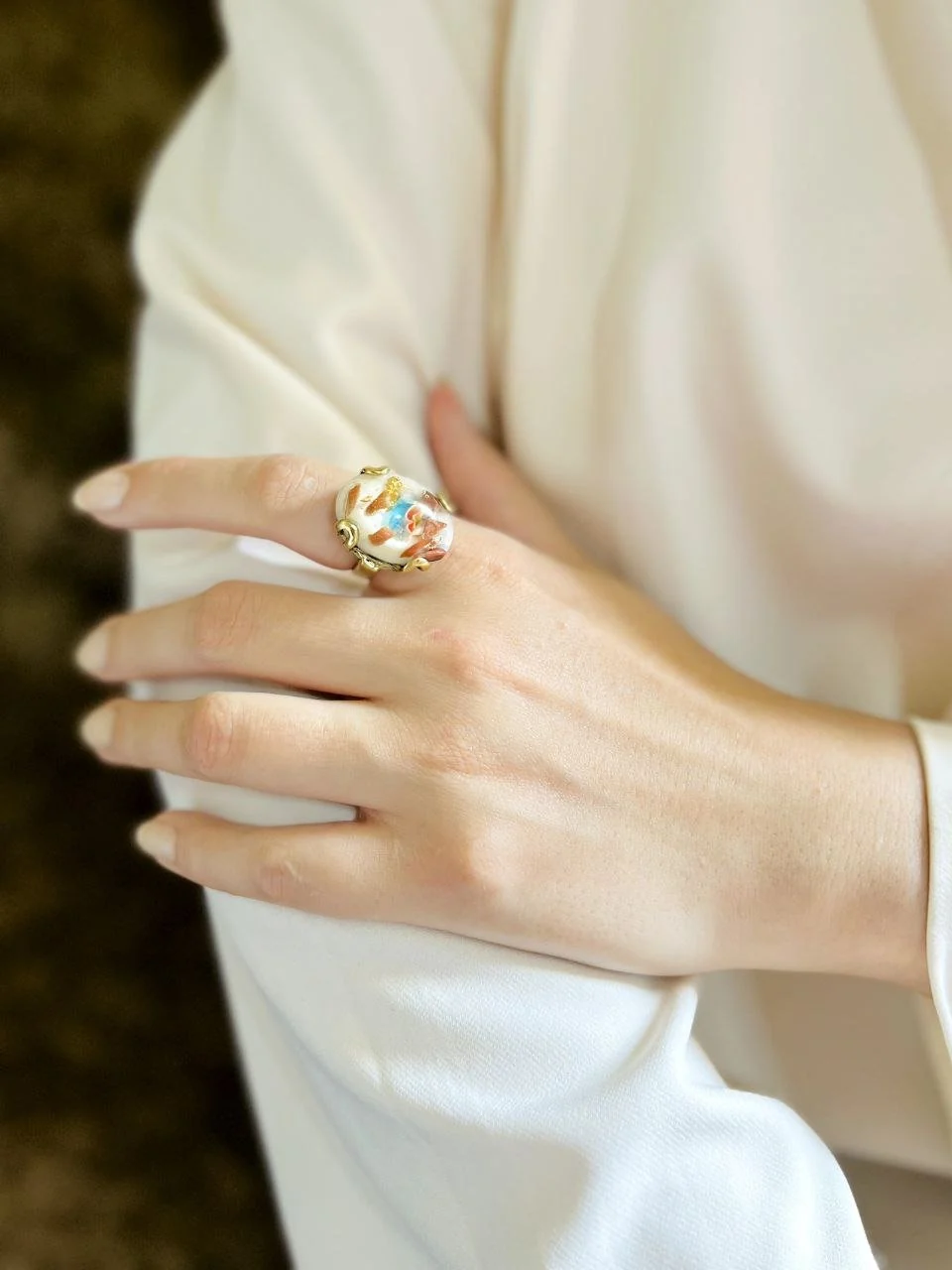 Fayrouz Ring - Pure Copper - Image 6