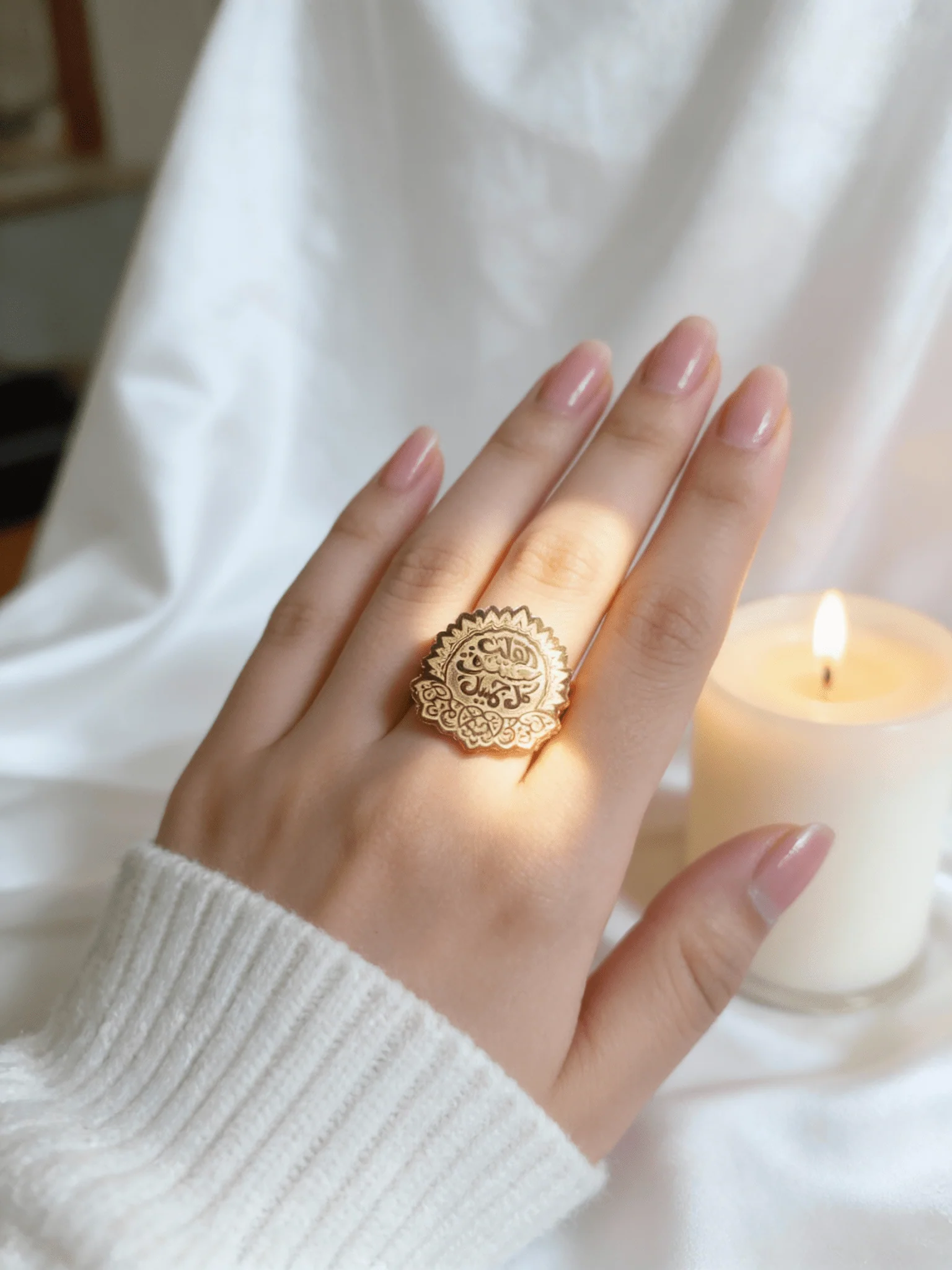 Gamila Ring - Gold Plated - Image 2
