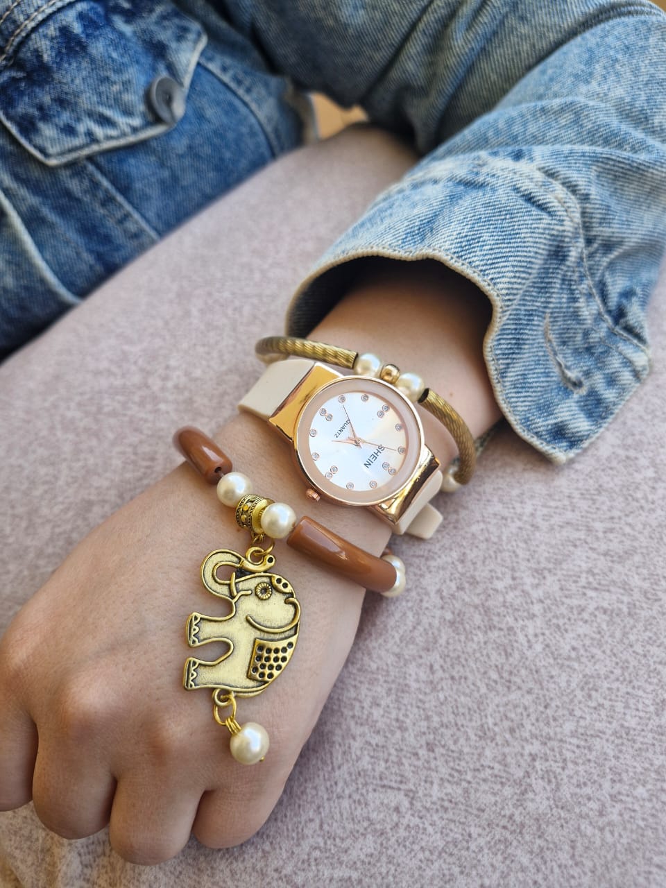 Ganaa Watch Set - Brown Acrylic - Image 2