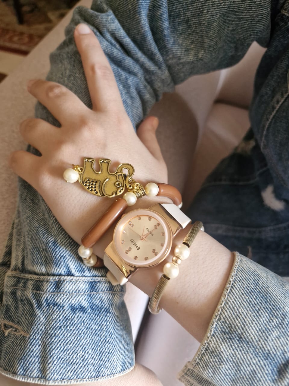Ganaa Watch Set - Brown Acrylic - Image 3