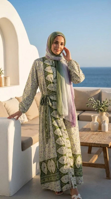 Gentle Charm Cotton Dress - Image 3