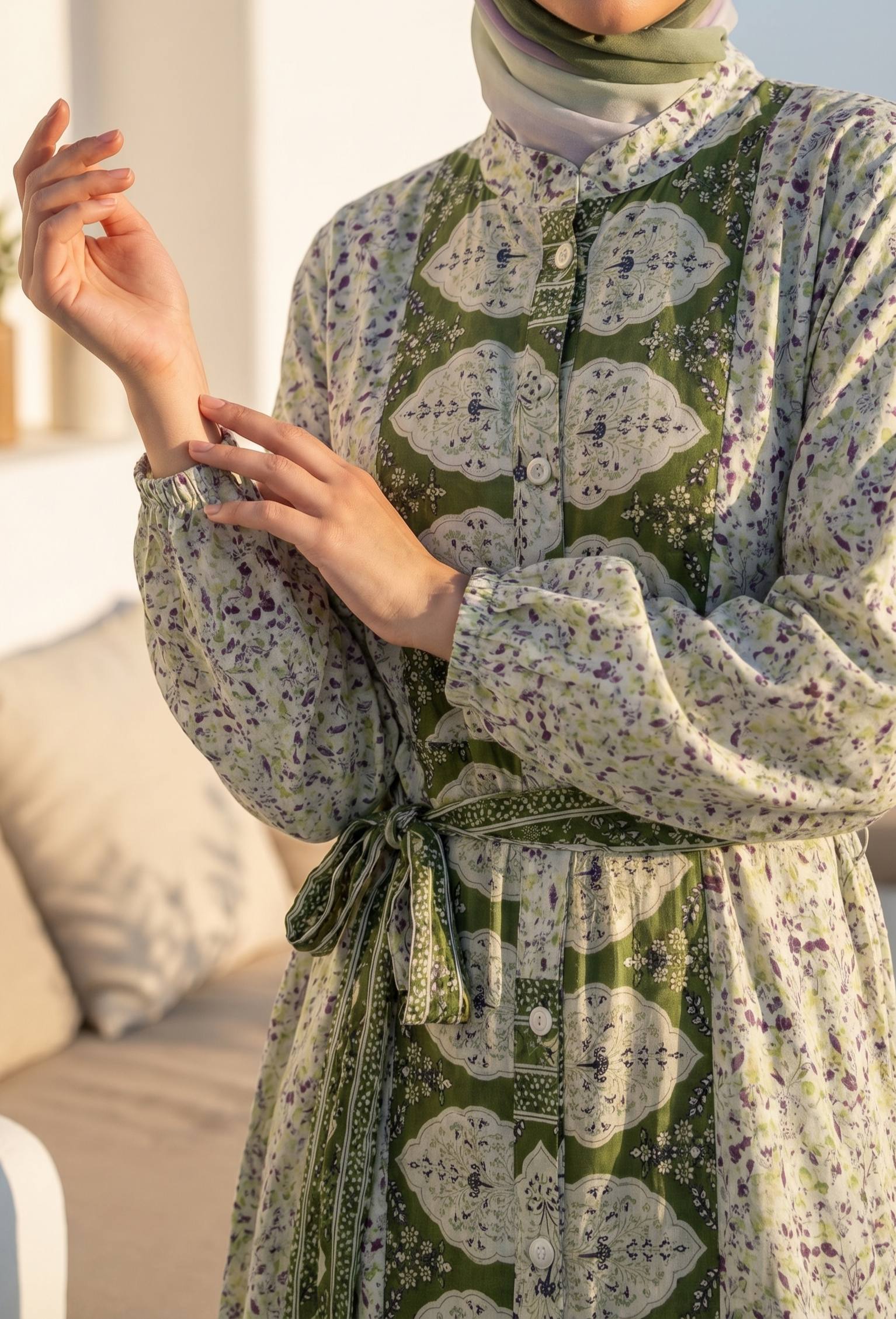 Gentle Charm Cotton Dress - Image 6