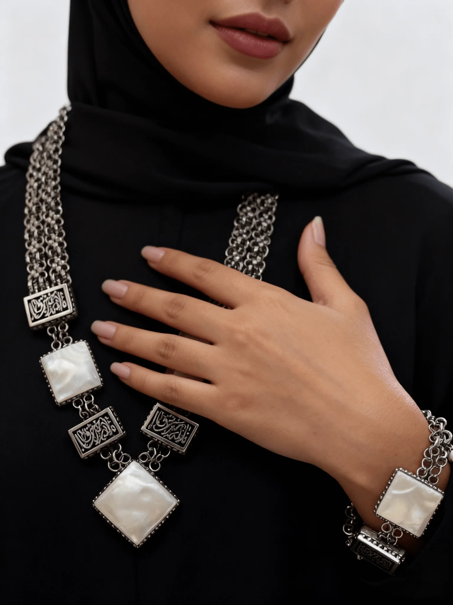 Ghada Set - Silver Plated - Image 8