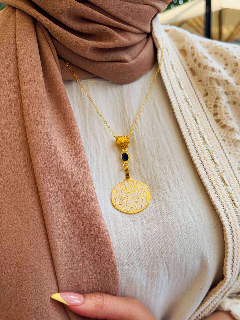 Golden Glow Necklace – Gold Plated - Image 2