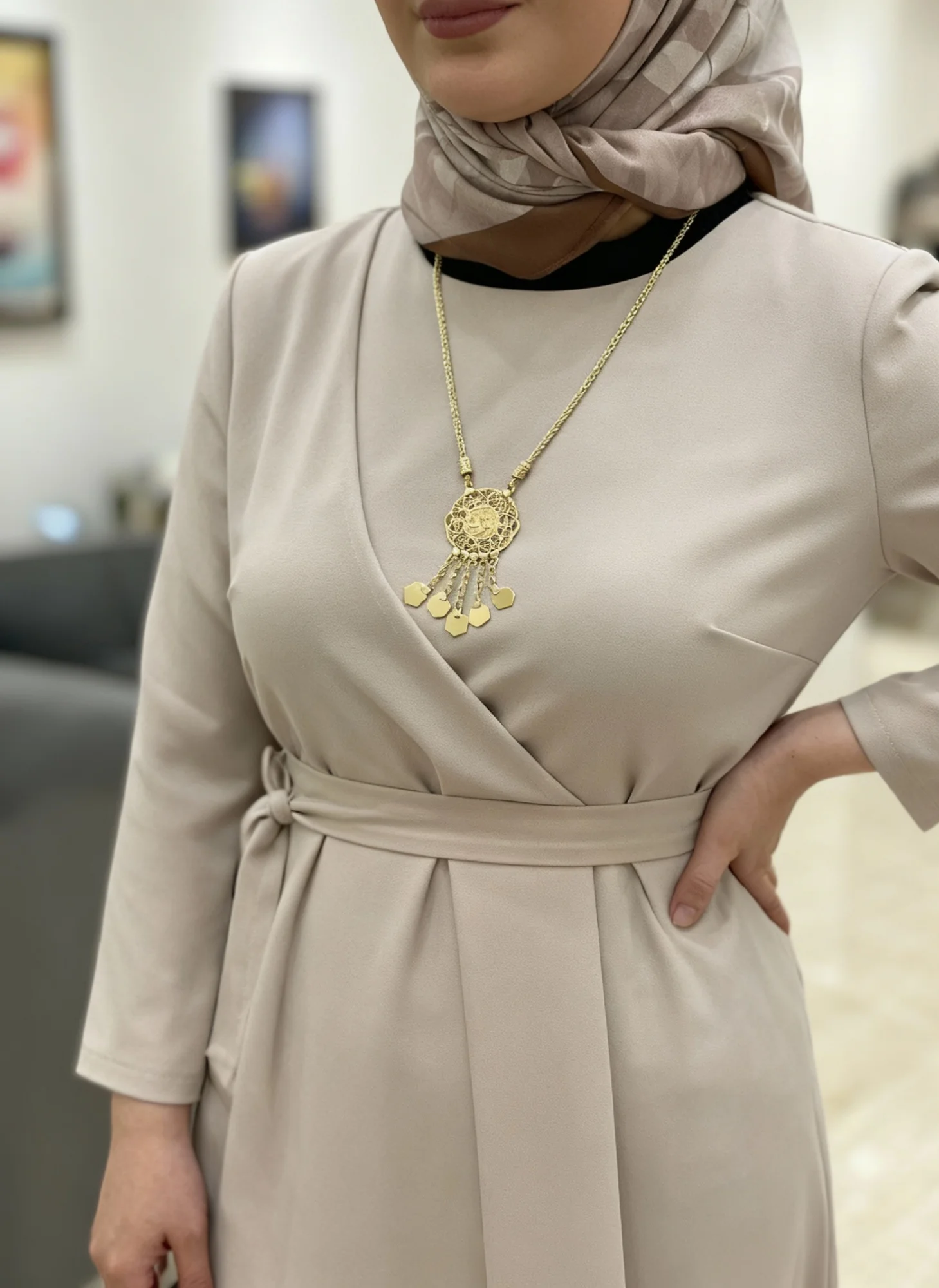 Muda  Arabic Crafted Necklace - Image 6