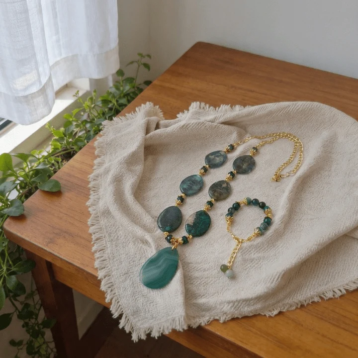 Green Royal Agate Set - Image 3